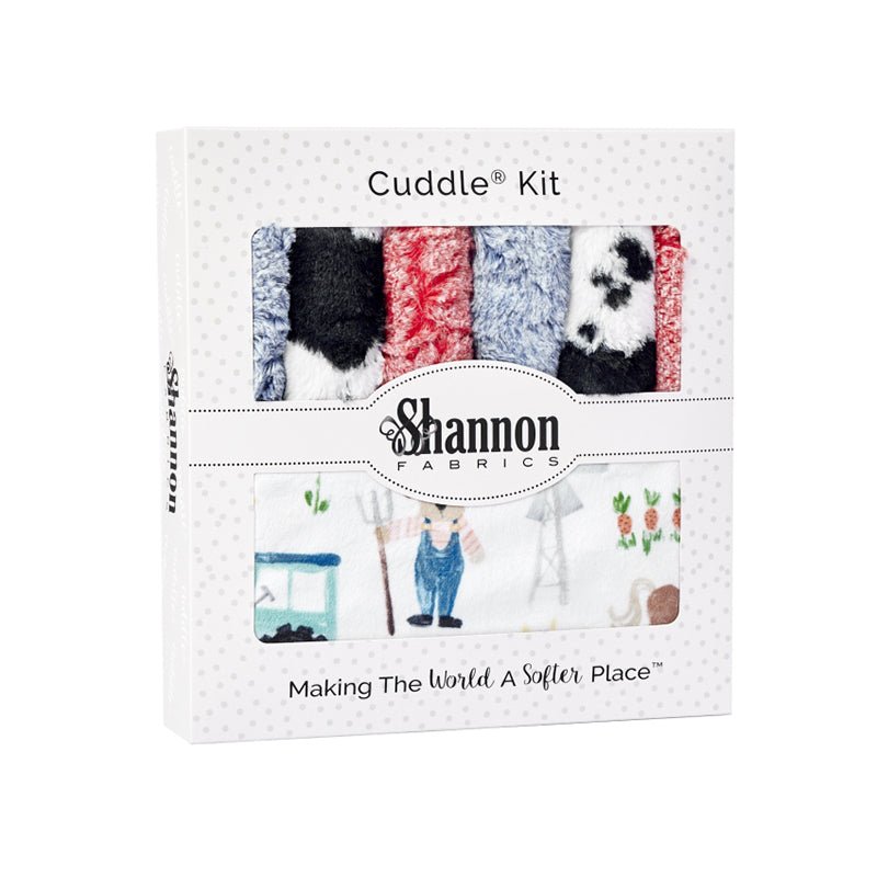Wee Ones Deja Moo Quilt Kit with Cuddle by Shannon - Shannon Fabrics from Fort Worth Fabric Studio