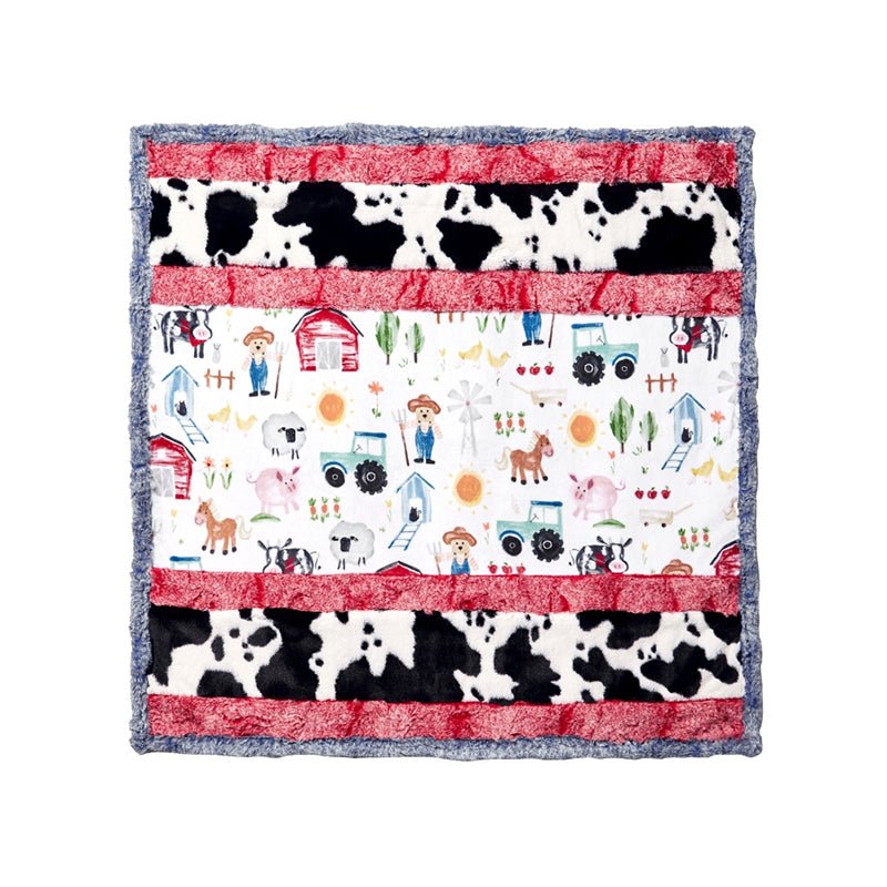Wee Ones Deja Moo Quilt Kit with Cuddle by Shannon - Shannon Fabrics from Fort Worth Fabric Studio