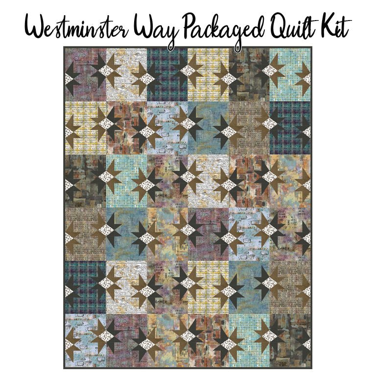 Westminster Way Packaged Quilt Kit with One Layer Away from Free Spirit - Free Spirit from Fort Worth Fabric Studio