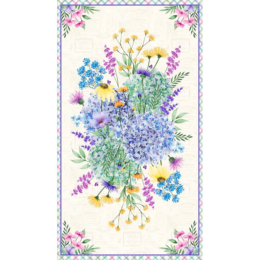 Wildflower Meadow 24" Panel Multi - Wilmington Prints from Fort Worth Fabric Studio