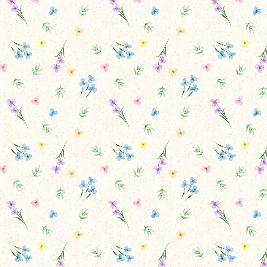 Wildflower Meadow Ditsy Cream - Wilmington Prints from Fort Worth Fabric Studio
