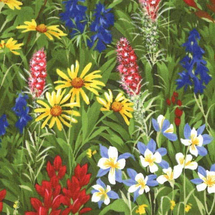 Wildflowers Basics Summer Florals Multi - Moda from Fort Worth Fabric Studio