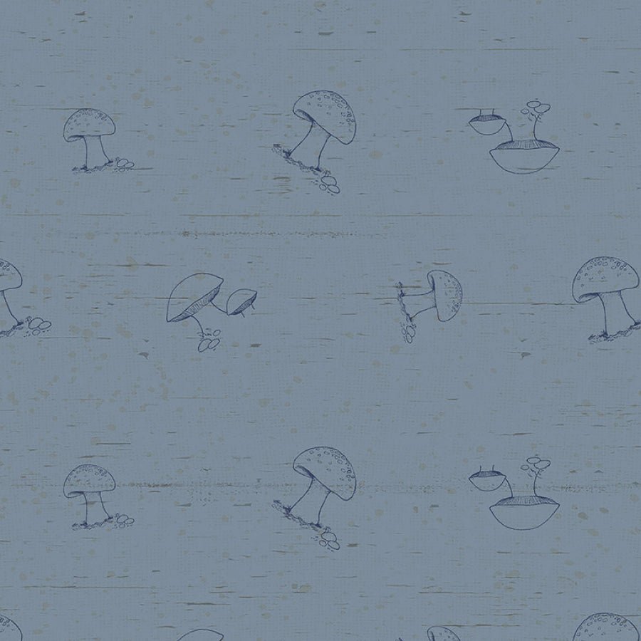 Wildwood Mushroom Tonal Slate - Clothworks from Fort Worth Fabric Studio