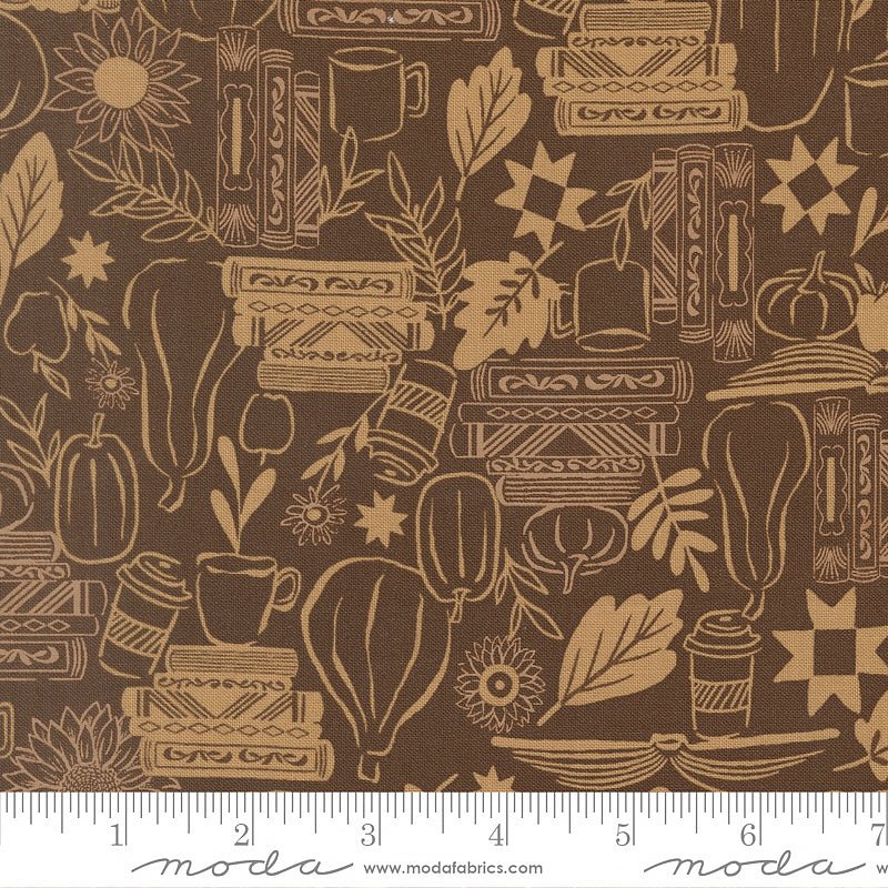 Windfall Cozy Up Fall Coffee - Moda from Fort Worth Fabric Studio