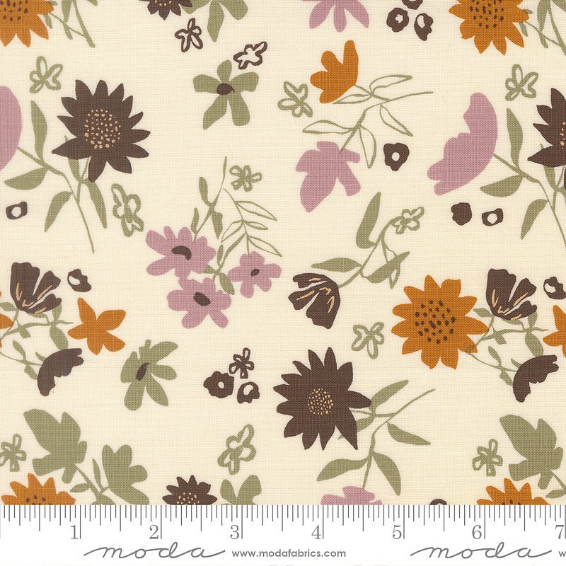 Windfall Florals & Petals Eggshell - Moda from Fort Worth Fabric Studio