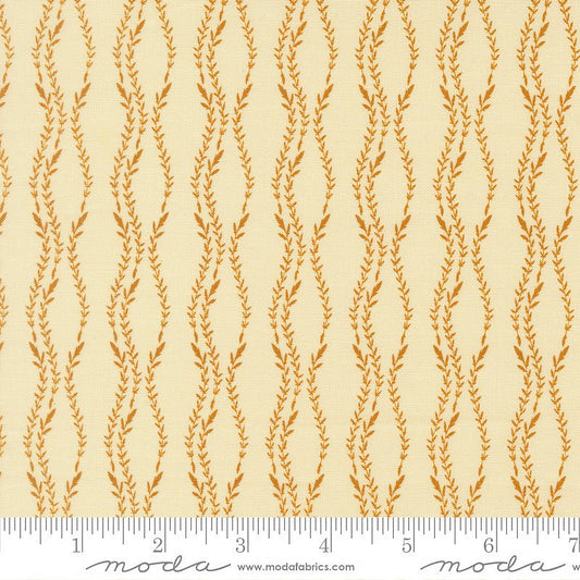 Windfall Vine Stripes Eggshell - Moda from Fort Worth Fabric Studio