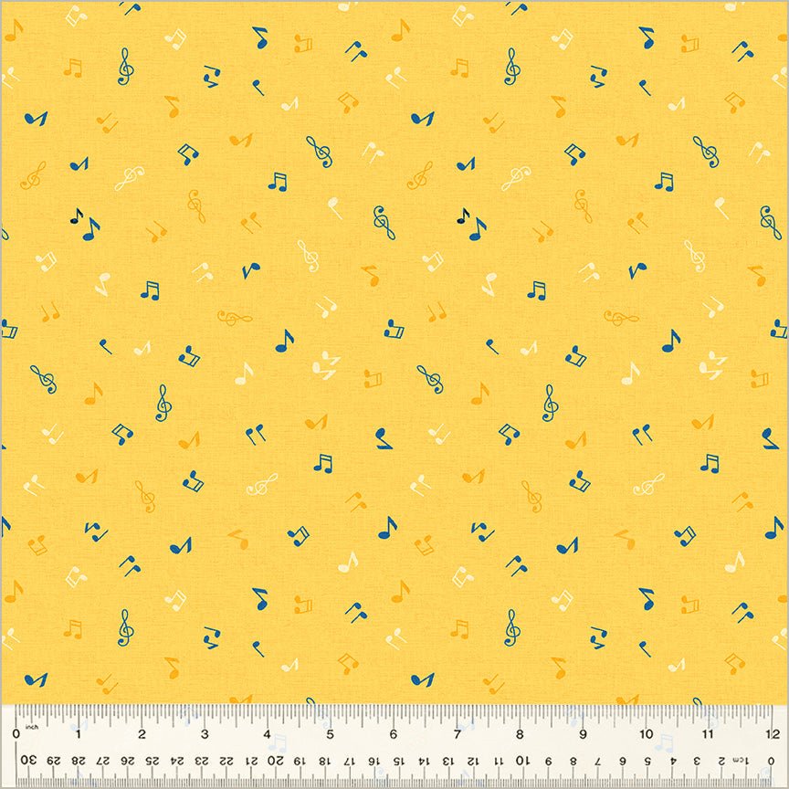 Windham Feeling Jazzy Improvisation Gold 1 Yard Cut - Windham from Fort Worth Fabric Studio