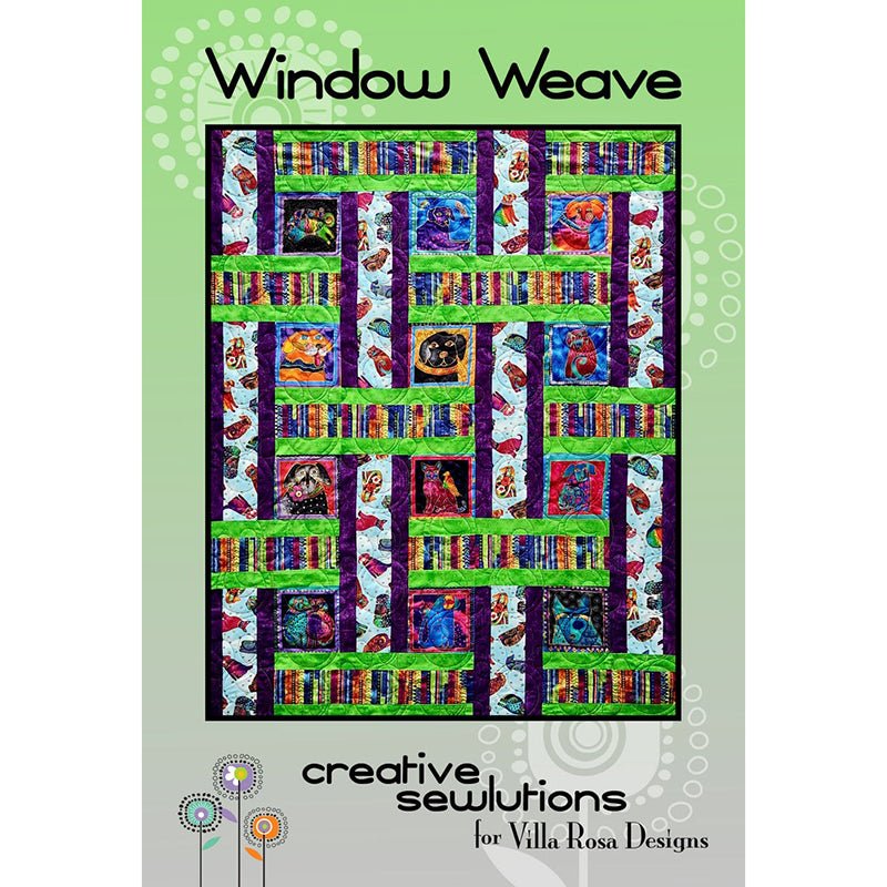 Window Weave Quilt Pattern - Villa Rosa Designs from Fort Worth Fabric Studio