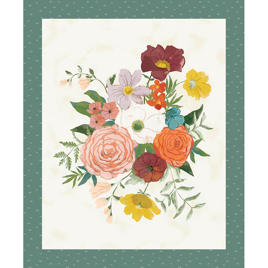 Winged Medley 36" Bouquets Panel Multi - Riley Blake from Fort Worth Fabric Studio