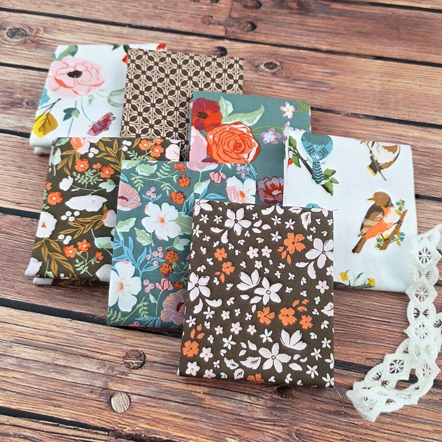 Winged Medley Fat Quarter Bundle from Riley Blake 7 Prints - Riley Blake from Fort Worth Fabric Studio