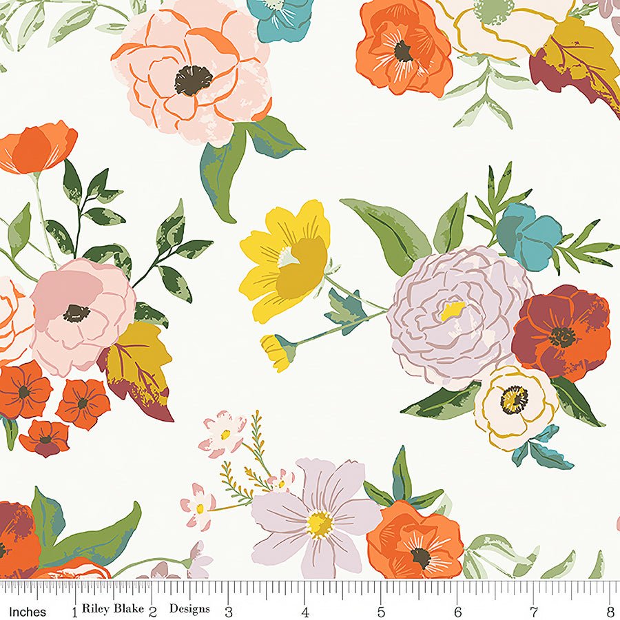 Winged Medley Main Cloud - Riley Blake from Fort Worth Fabric Studio