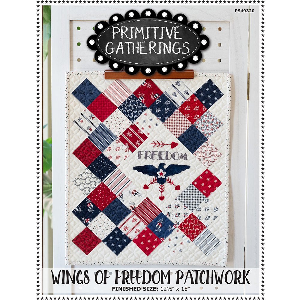Wings of Freedom Patchwork Pattern by Moda Free PDF - Moda from Fort Worth Fabric Studio