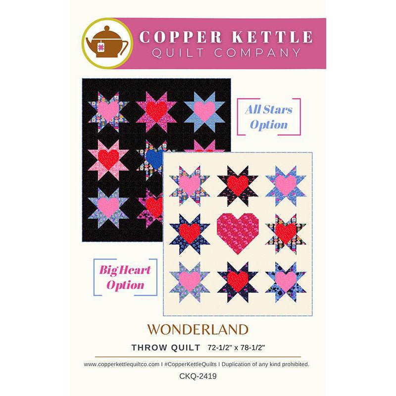 Wonderland Quilt Pattern by Copper Kettle Quilts - Copper Kettle Quilts from Fort Worth Fabric Studio