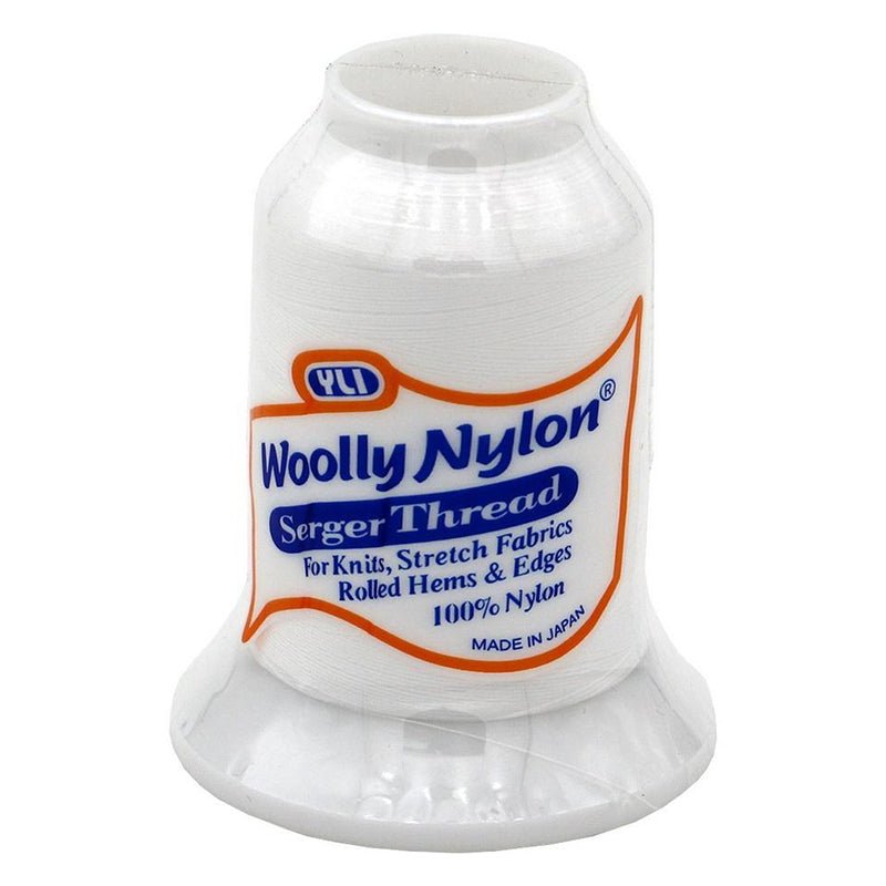Woolly Nylon Serger Thread White by YLI - YLI from Fort Worth Fabric Studio