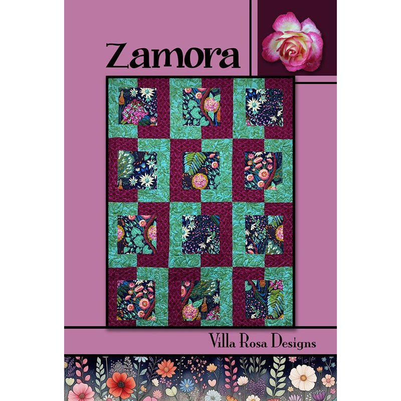 Zamora Quilt Pattern PDF Download - Villa Rosa Designs from Fort Worth Fabric Studio