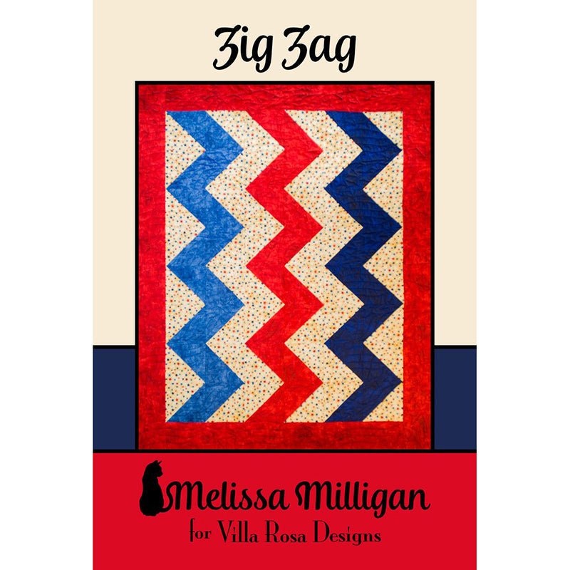 Zig Zag Quilt Pattern PDF Download - Villa Rosa Designs from Fort Worth Fabric Studio