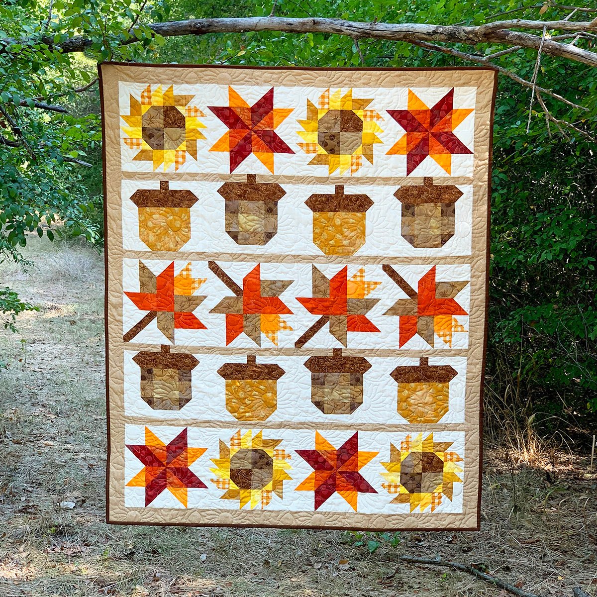 Absolute Autumn Quilt Pattern PDF Download - Fort Worth Fabric Studio from Fort Worth Fabric Studio