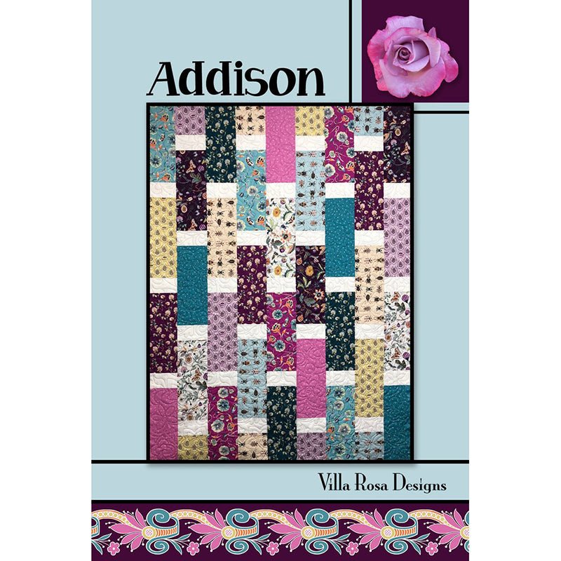 Addison Quilt Pattern - Villa Rosa Designs from Fort Worth Fabric Studio