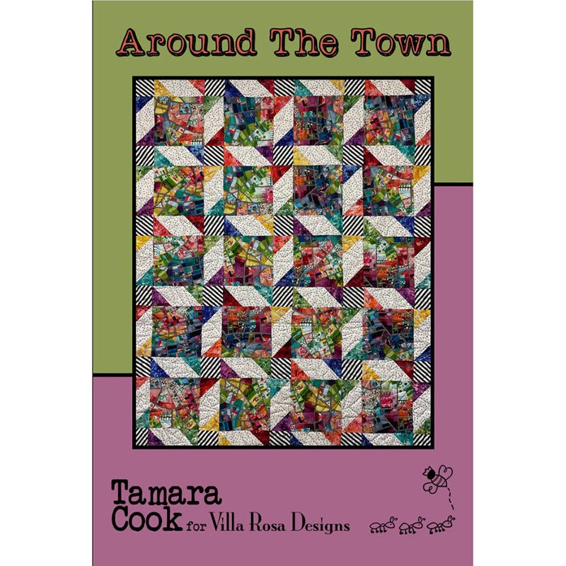 Around The Town Quilt Pattern - Villa Rosa Designs from Fort Worth Fabric Studio