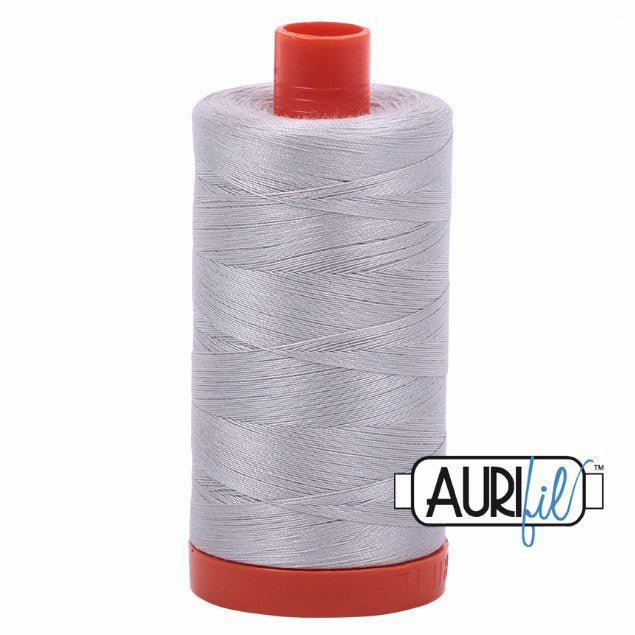 Aurifil Cotton Mako Thread Aluminum 50wt MK50 - 2615 Thread by Aurifil
