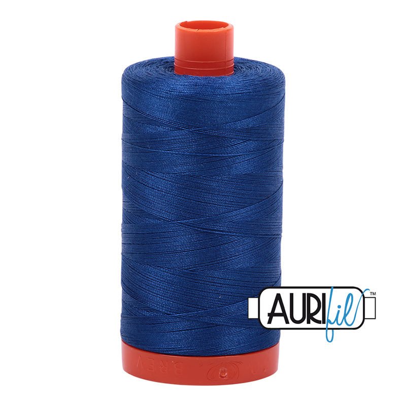 Aurifil Cotton Mako Thread Dark Cobalt 50wt MK50 - 2740 - Aurifil from Fort Worth Fabric Studio