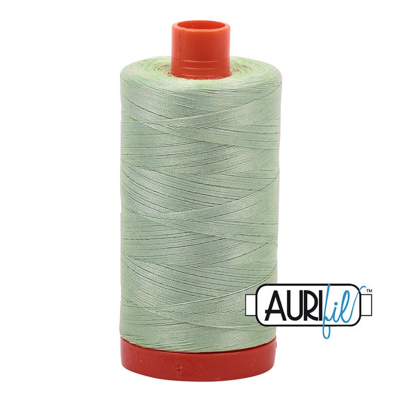 Aurifil Cotton Mako Thread Light Grey Green 50wt MK50 - 2843 - Aurifil from Fort Worth Fabric Studio