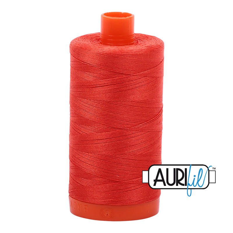 Aurifil Cotton Mako Thread Light Red Orange 50wt MK50 - 2277 - Aurifil from Fort Worth Fabric Studio