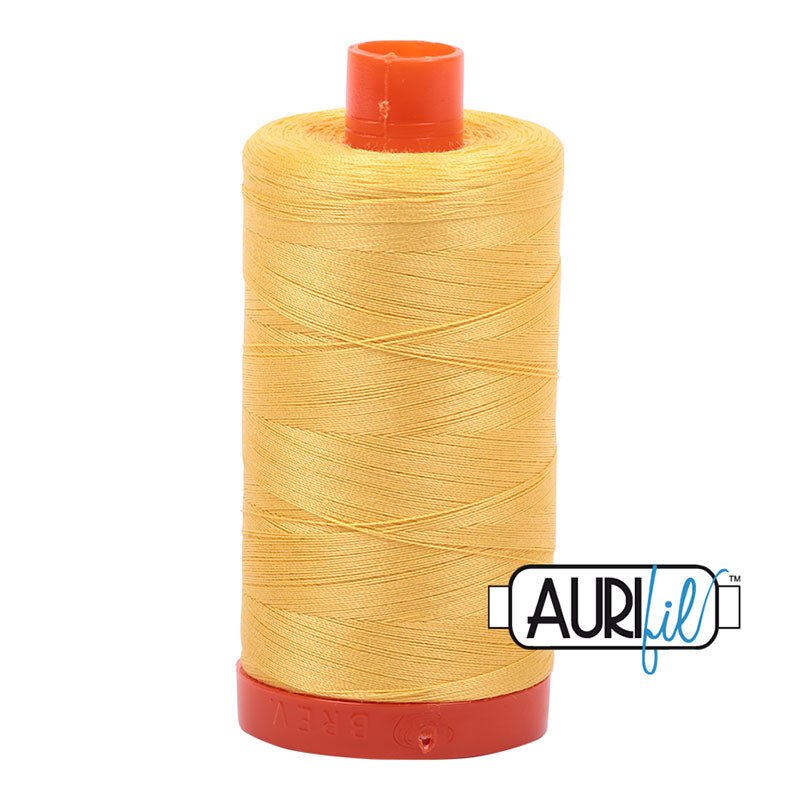 Aurifil Cotton Mako Thread Pale Yellow 50wt MK50 - 1135 - Aurifil from Fort Worth Fabric Studio