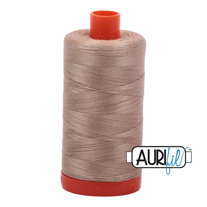 Aurifil Cotton Mako Thread Sand 50wt MK50 - 2326 - Aurifil from Fort Worth Fabric Studio
