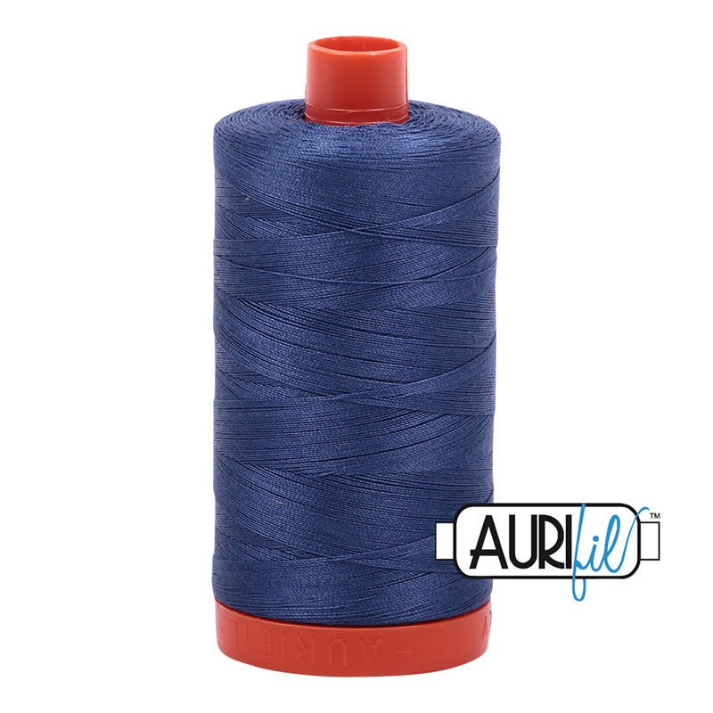 Aurifil Cotton Mako Thread Steel Blue 50wt MK50 - 2775 - Aurifil from Fort Worth Fabric Studio