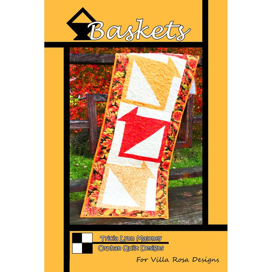 Baskets Table Runner Pattern PDF Download - Villa Rosa Designs from Fort Worth Fabric Studio
