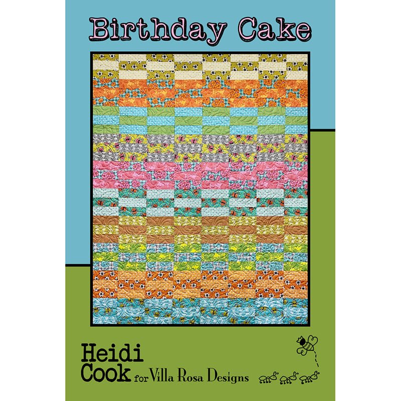 Birthday Cake Quilt Pattern PDF Download - Villa Rosa Designs from Fort Worth Fabric Studio