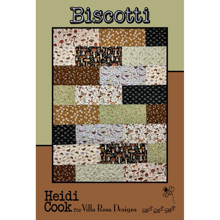 Biscotti Quilt Pattern - Villa Rosa Designs from Fort Worth Fabric Studio