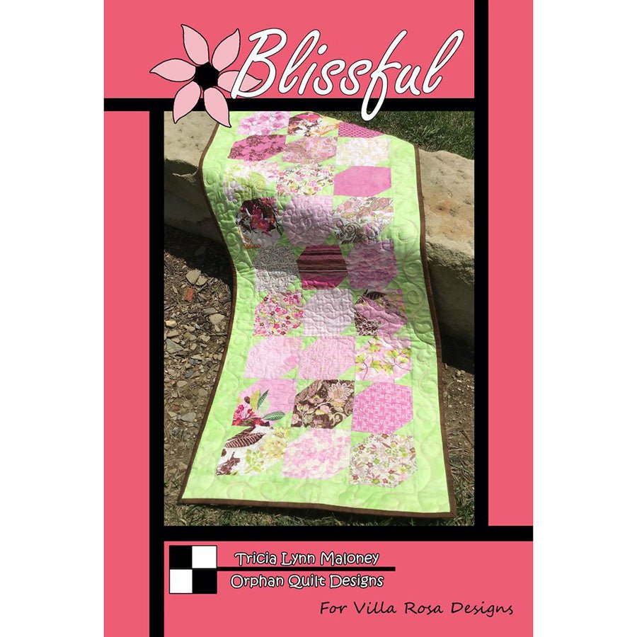 Blissful Table Runner Pattern PDF Download - Villa Rosa Designs from Fort Worth Fabric Studio