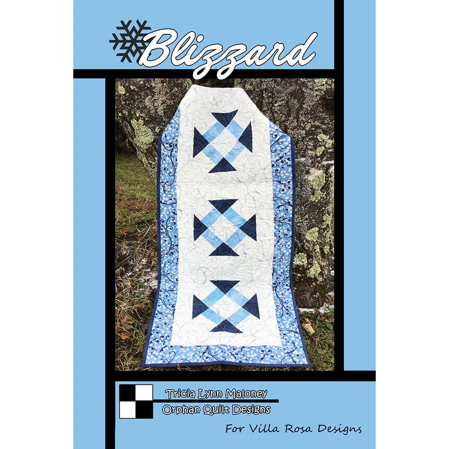 Blizzard Table Runner Pattern PDF Download - Villa Rosa Designs from Fort Worth Fabric Studio