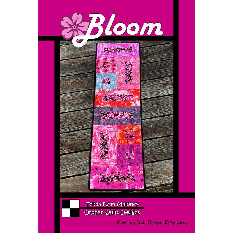 Bloom Table Runner Pattern PDF Download - Villa Rosa Designs from Fort Worth Fabric Studio