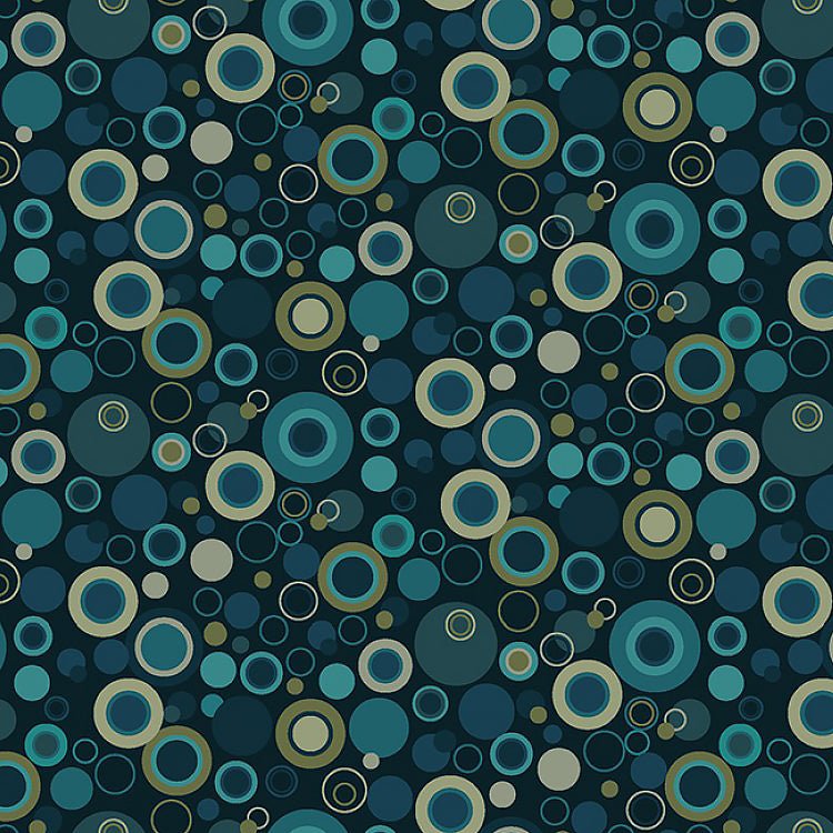 Bubble Dot Basics Navy - Henry Glass from Fort Worth Fabric Studio