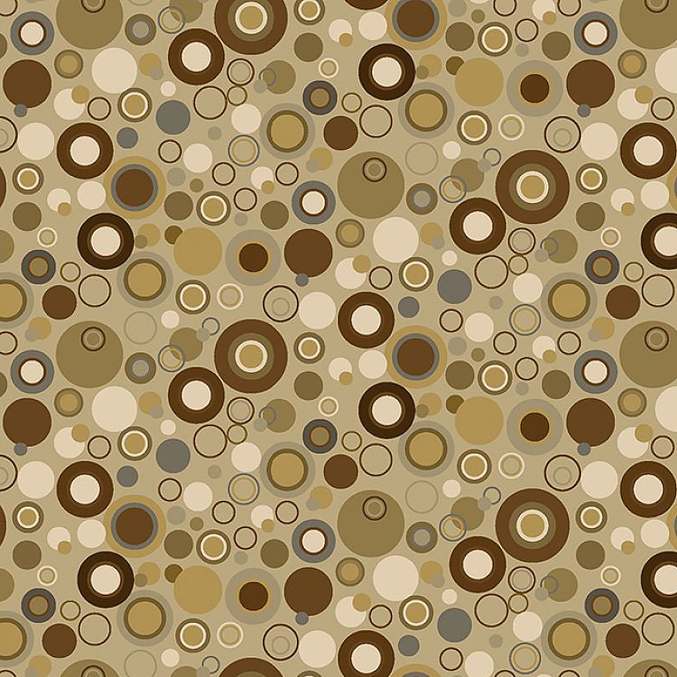 Bubble Dot Basics Tan - Henry Glass from Fort Worth Fabric Studio