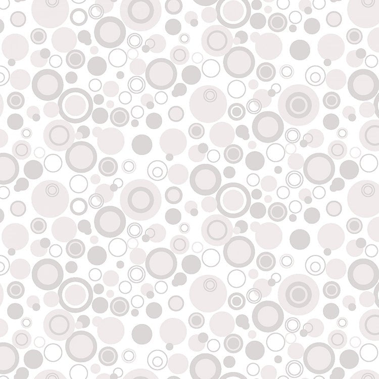 Bubble Dot Basics White - Henry Glass from Fort Worth Fabric Studio