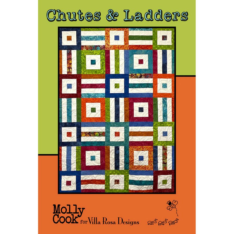 Chutes and Ladders Quilt Pattern PDF Download - Villa Rosa Designs from Fort Worth Fabric Studio