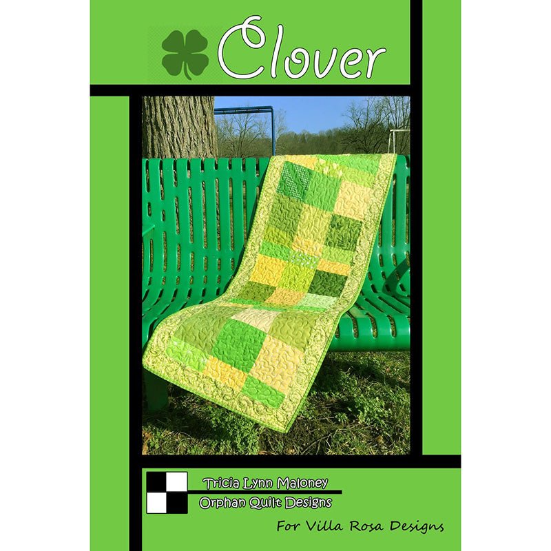 Clover Table Runner Pattern PDF Download - Villa Rosa Designs from Fort Worth Fabric Studio