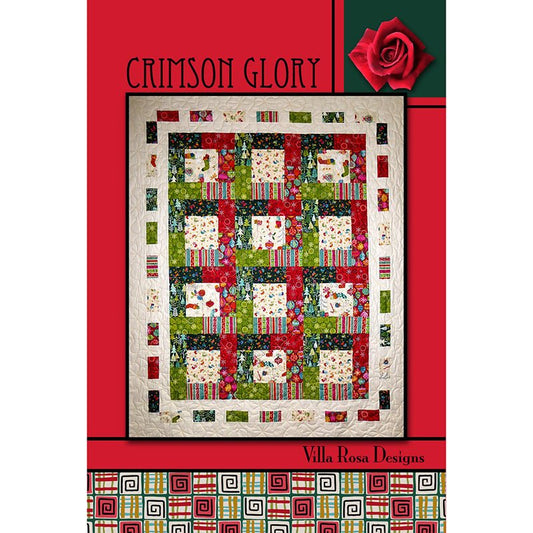 Crimson Glory Quilt Pattern Pattern by Villa Rosa Designs
