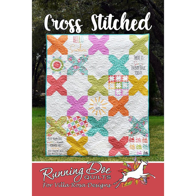 Cross Stitched Quilt Pattern Pattern by Villa Rosa Designs