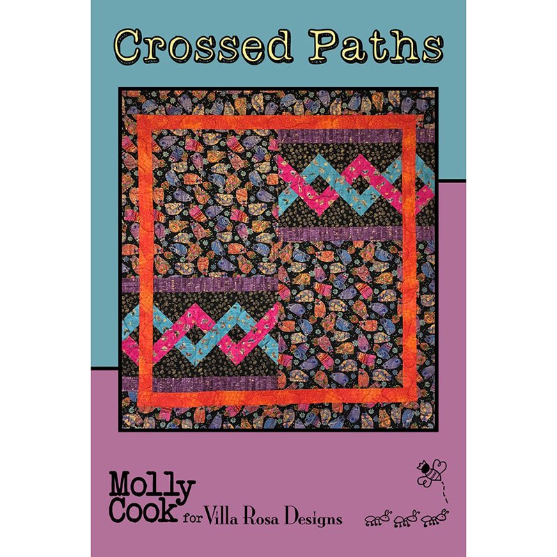 Crossed Paths Quilt Pattern - Villa Rosa Designs from Fort Worth Fabric Studio