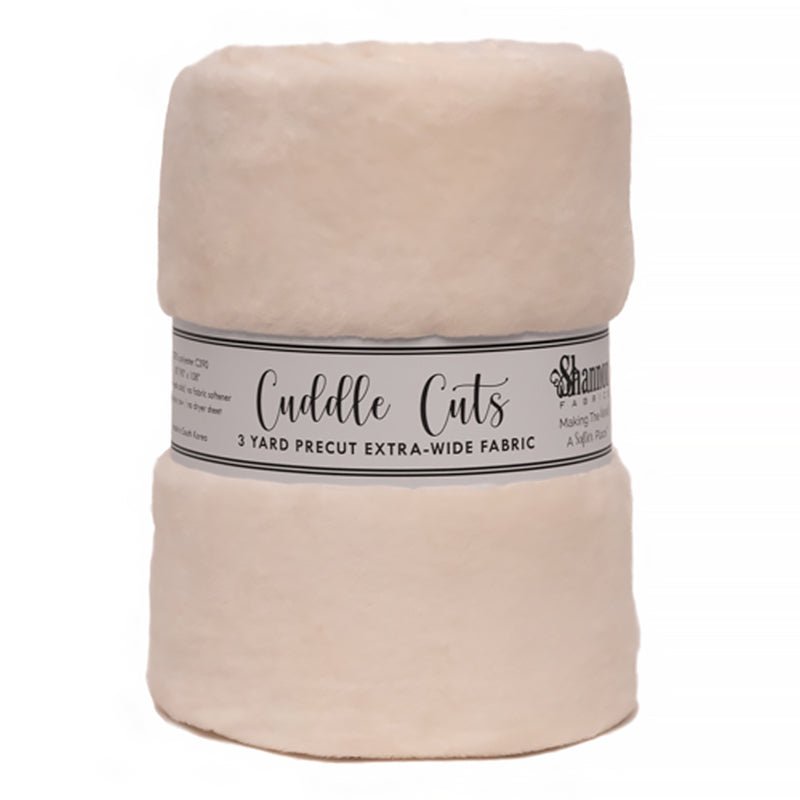 Cuddle by Shannon 3 Yard Cuddle Cut Ivory - Shannon Fabrics from Fort Worth Fabric Studio