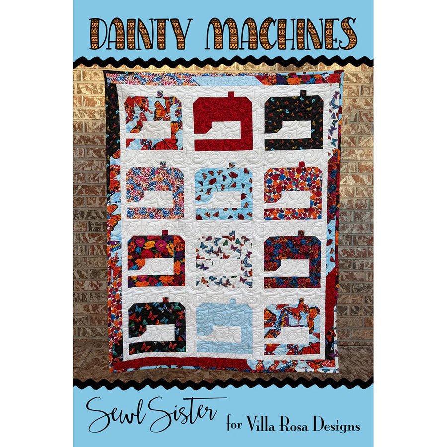 Dainty Machines Quilt Pattern PDF Download - Villa Rosa Designs from Fort Worth Fabric Studio