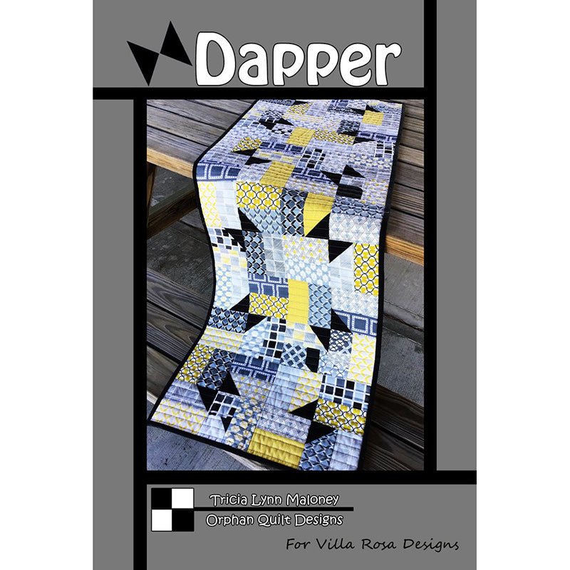 Dapper Table Runner Pattern PDF Download - Villa Rosa Designs from Fort Worth Fabric Studio