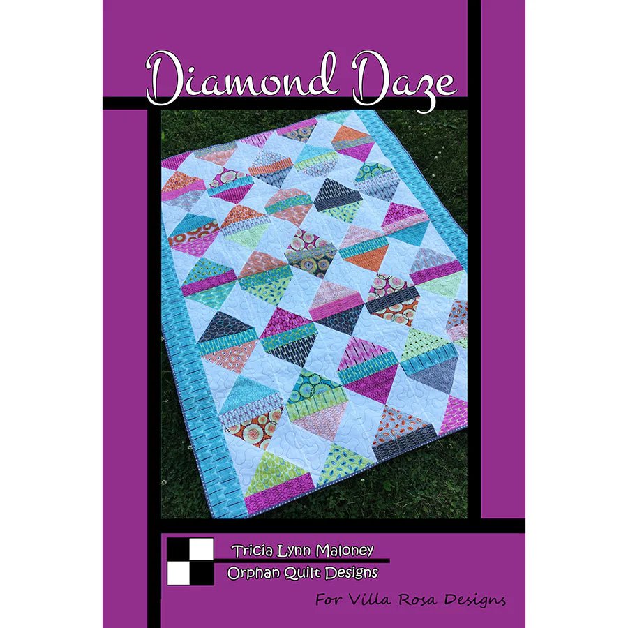 Diamond Daze Quilt Pattern PDF Download - Villa Rosa Designs from Fort Worth Fabric Studio