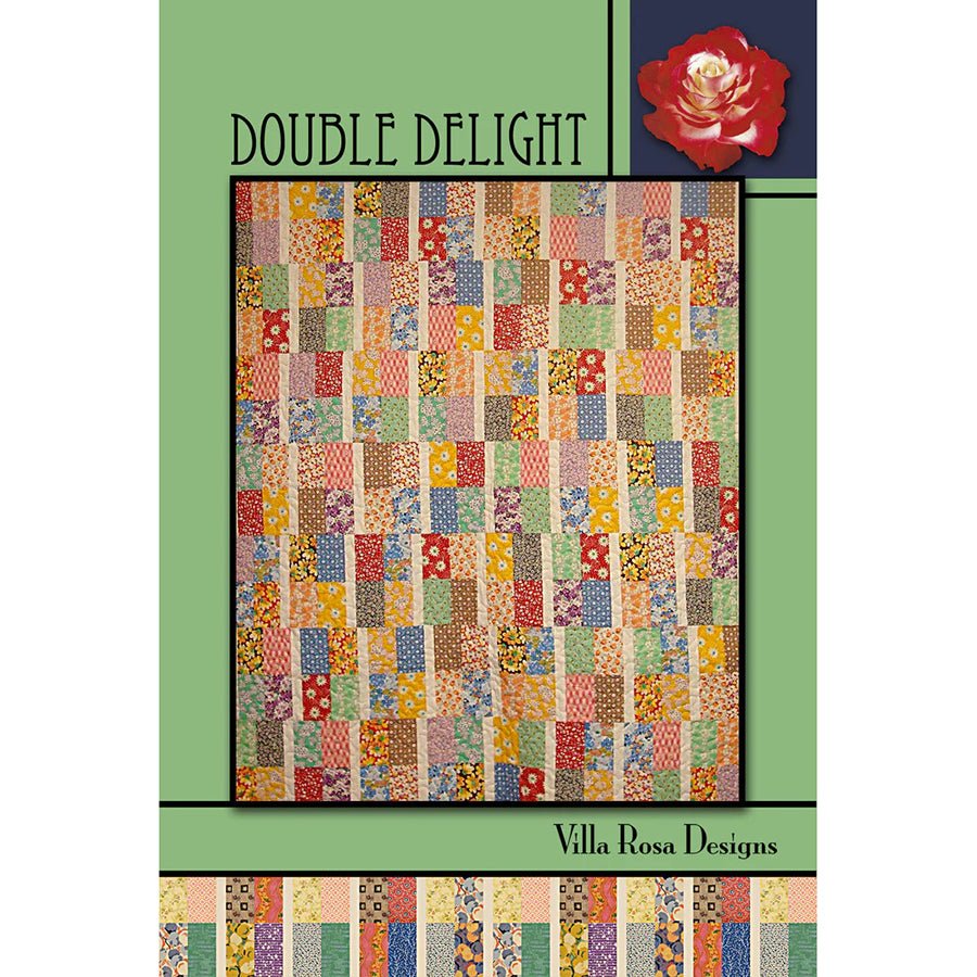Double Delight Quilt Pattern PDF Download - Villa Rosa Designs from Fort Worth Fabric Studio