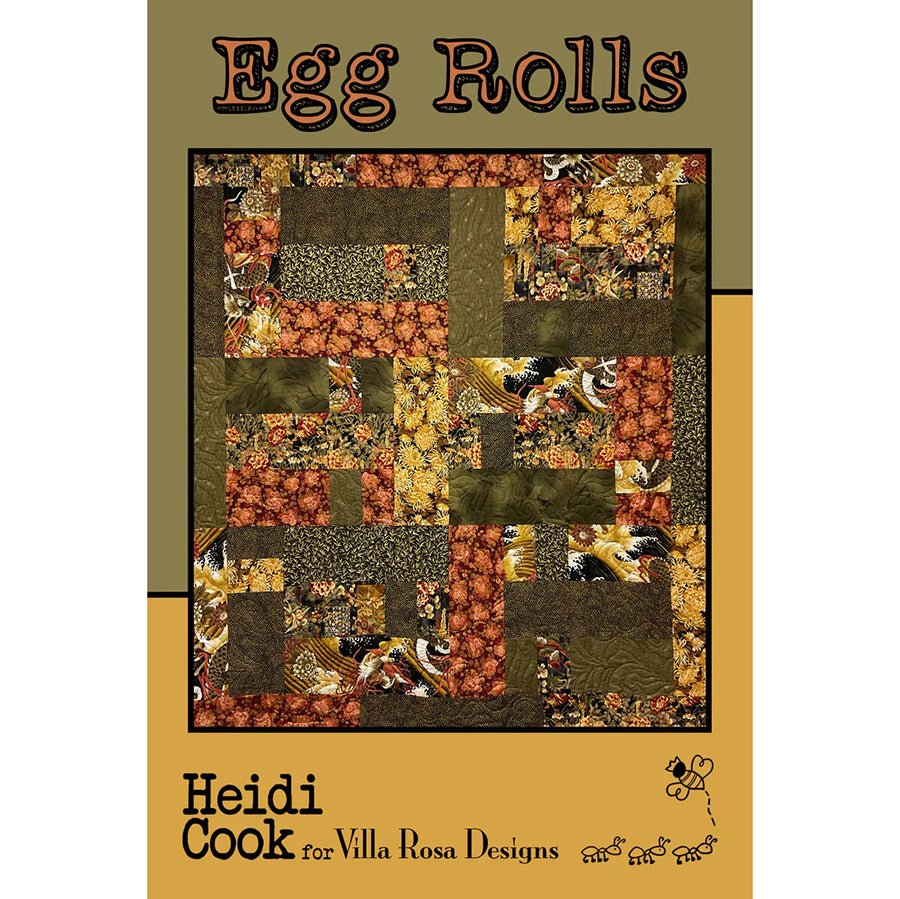 Egg Rolls Quilt Pattern - Villa Rosa Designs from Fort Worth Fabric Studio